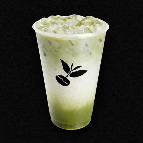 London Fog Matcha Latte — Uji matcha layered with Earl Grey tea