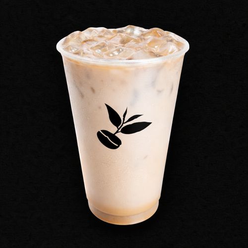 Iced Spanish Latte — espresso over condensed milk